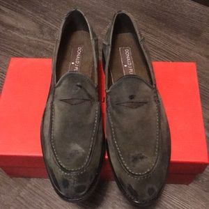 Donald J Pliner Velvet Loafers